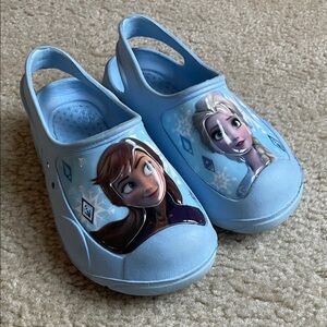 Josmo Light Blue Frozen Anna & Elsa Kids Clogs